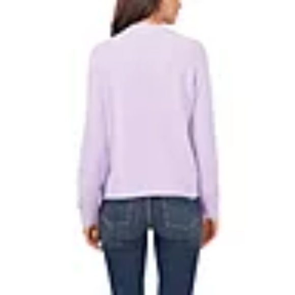 Vince Camuto Women's Ribbed Hem & Cuff Mock Neck Sweater- Small - Picture 3 of 6
